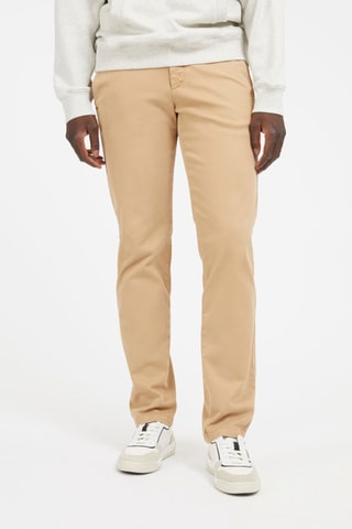 Pantalon regular - Beige