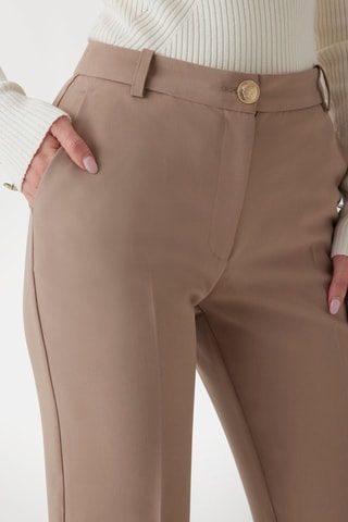 Chino taille haute Celia - Marron