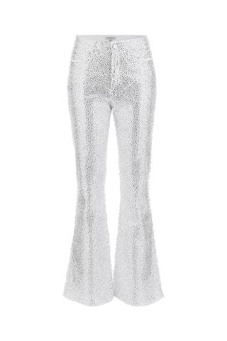 Pantalon flare 1981 - Blanc