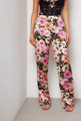 Pantalon taille haute - Rose