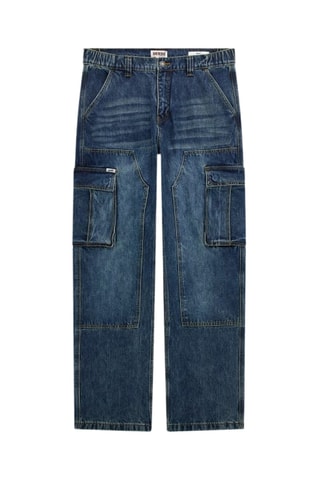 Jean cargo - Bleu foncé