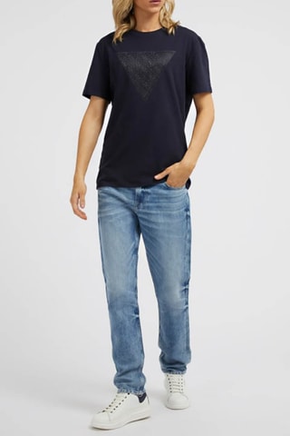 Jean slim en lin - Bleu clair