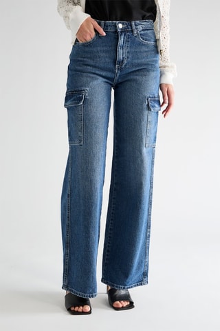 Jean cargo - Bleu marine