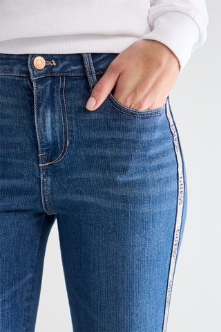 Jean skinny taille haute Tamara - Bleu marine