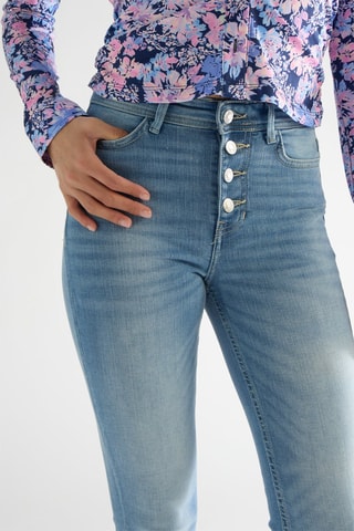 Jean skinny taille haute Fenice - Ciel