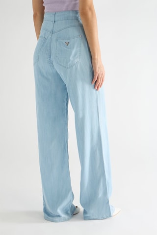 Jean flare taille haute Flavia - Ciel