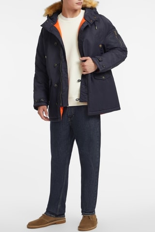 Parka à capuche - Bleu marine