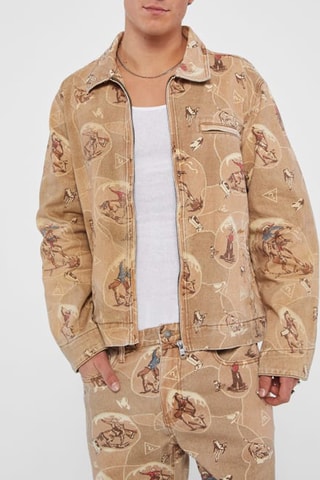 Veste en jean - Marron