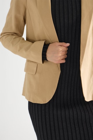 Veste en lin Jenny - Taupe