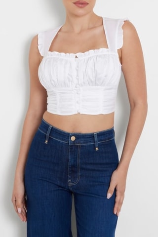 Crop top Zoe - Blanc
