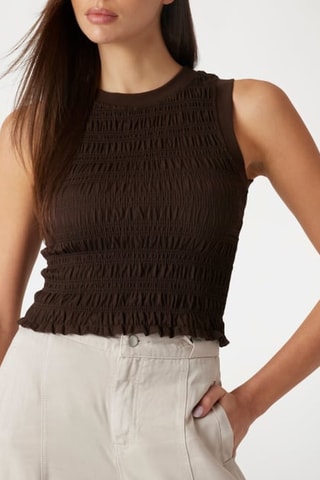 Top Claire - Marron