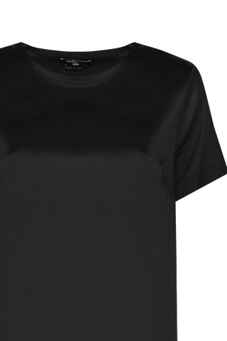 Top en soie Denise - Noir