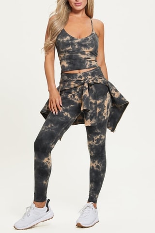 Top tie and dye - Noir et beige