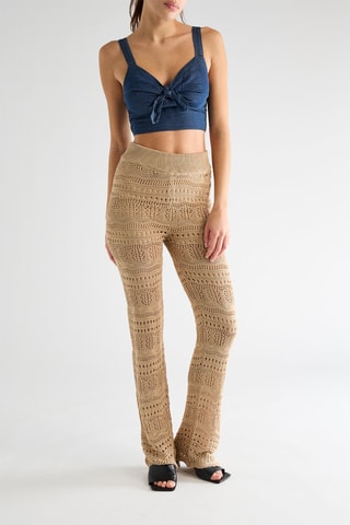 Crop top Leta - Bleu électrique