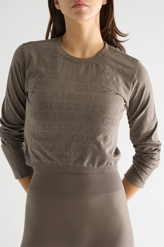 Crop top Jenn - Marron