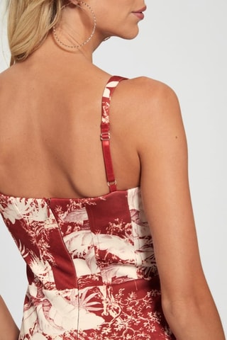 Robe fourreau - Bordeaux