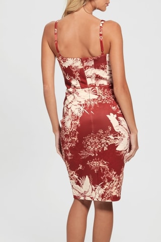 Robe fourreau - Bordeaux