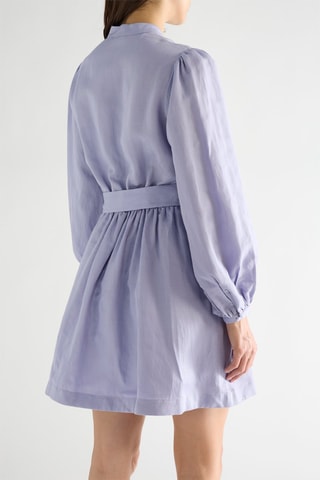 Robe patineuse en lin Miranda - Violet