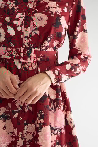 Robe chemise Micol - Rouge