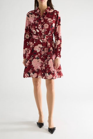 Robe chemise Micol - Rouge