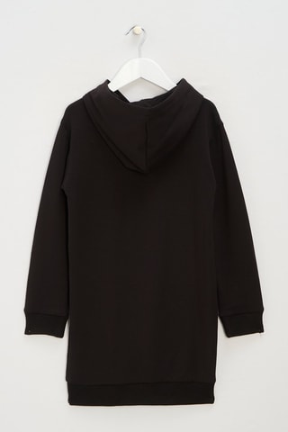 Robe sweat à capuche Ponte - Noir