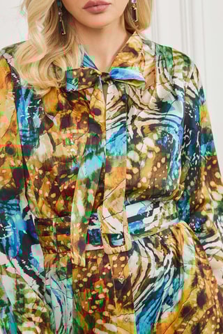 Robe chemise - Camel