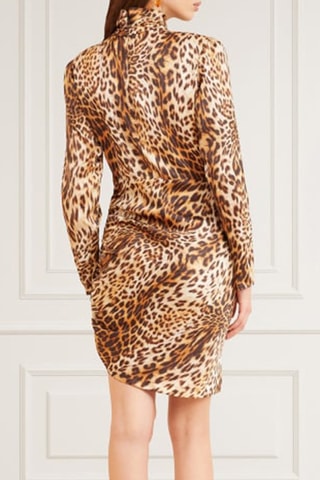 Robe fourreau - Marron