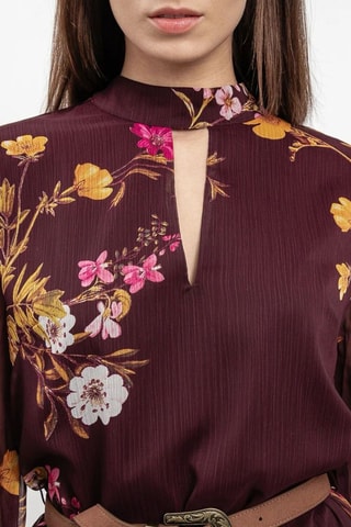 Robe droite - Bordeaux