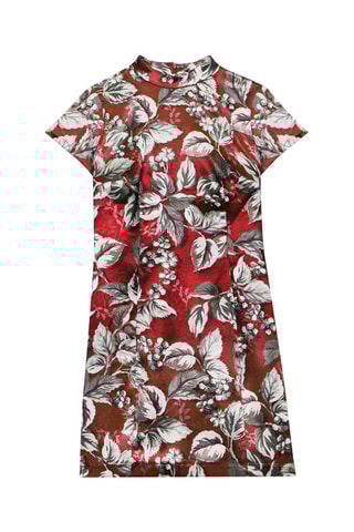 Robe fourreau - Rouge