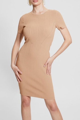 Robe fourreau - Beige