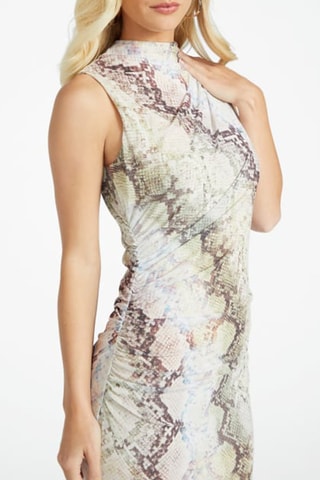 Robe fourreau - Beige