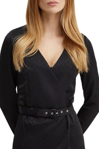 Robe droite Amalia - Noir