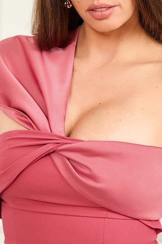 Robe asymétrique Vittoria - Rose