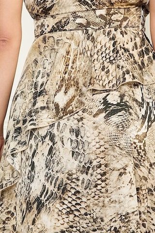 Robe volantée Giselle - Vert foncé