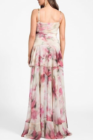 Robe volantée Kendall - Rose poudré