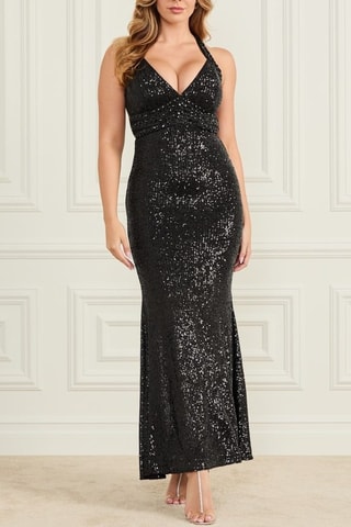 Robe longue Milana - Noir