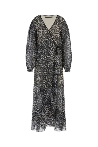 Robe portefeuille Felisia - Gris foncé