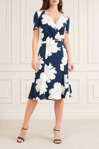 Robe droite - Bleu marine