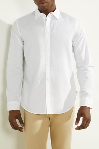 Chemise regular - Blanc