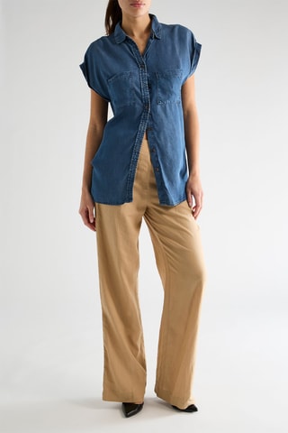 Chemise en jean - Bleu marine