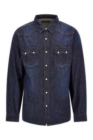 Chemise regular - Bleu foncé