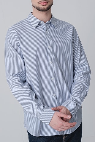 Chemise - Gris foncé et blanc