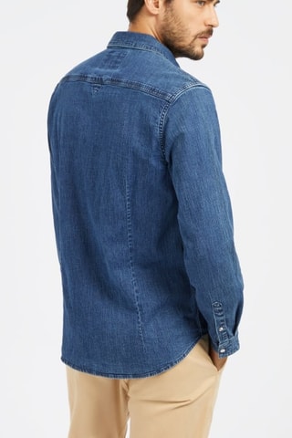 Chemise en jean Truckee - Bleu marine