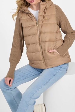 Doudoune à capuche Stephany - Beige