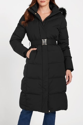 Doudoune longue Sandra - Noir