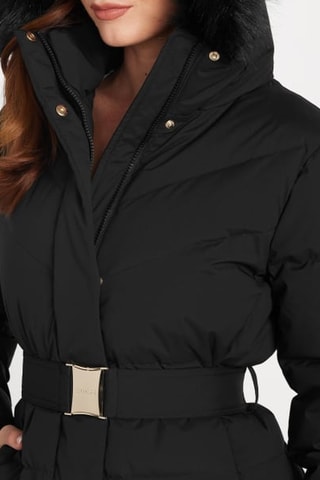 Doudoune longue Sandra - Noir