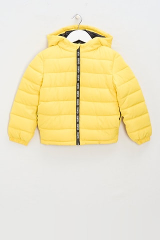 Doudoune à capuche - Jaune