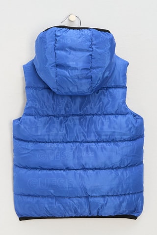 Doudoune sans manches à capuche - Bleu électrique