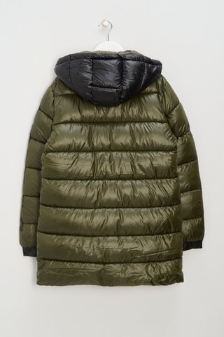 Doudoune à capuche - Vert olive