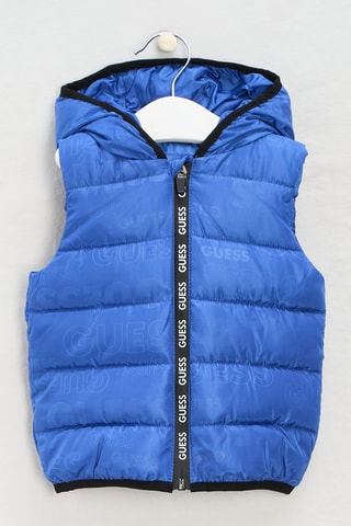 Doudoune sans manches Allover - Bleu cobalt